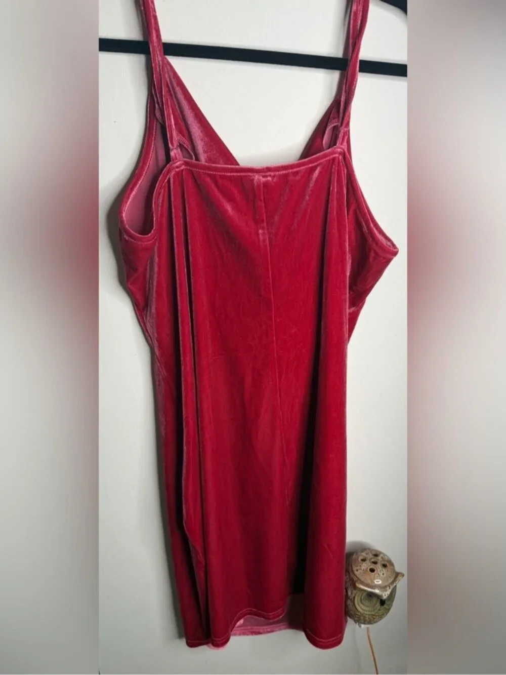 Velvet Cowl Neck Slip Dress